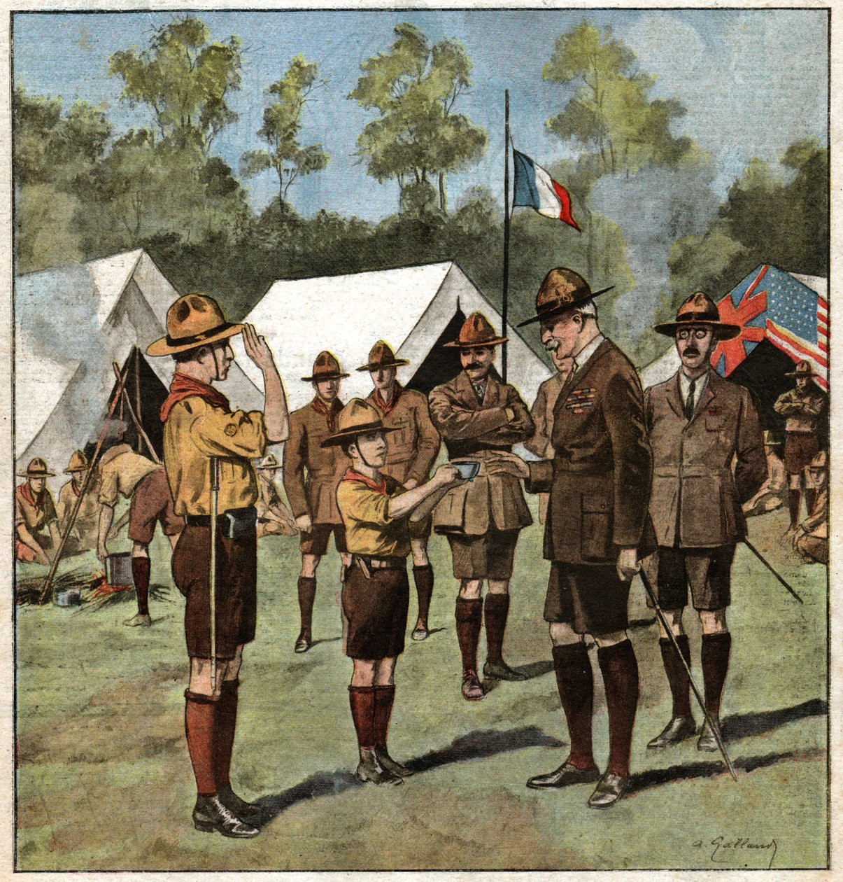 Robert Baden Powell. av John Pardon
