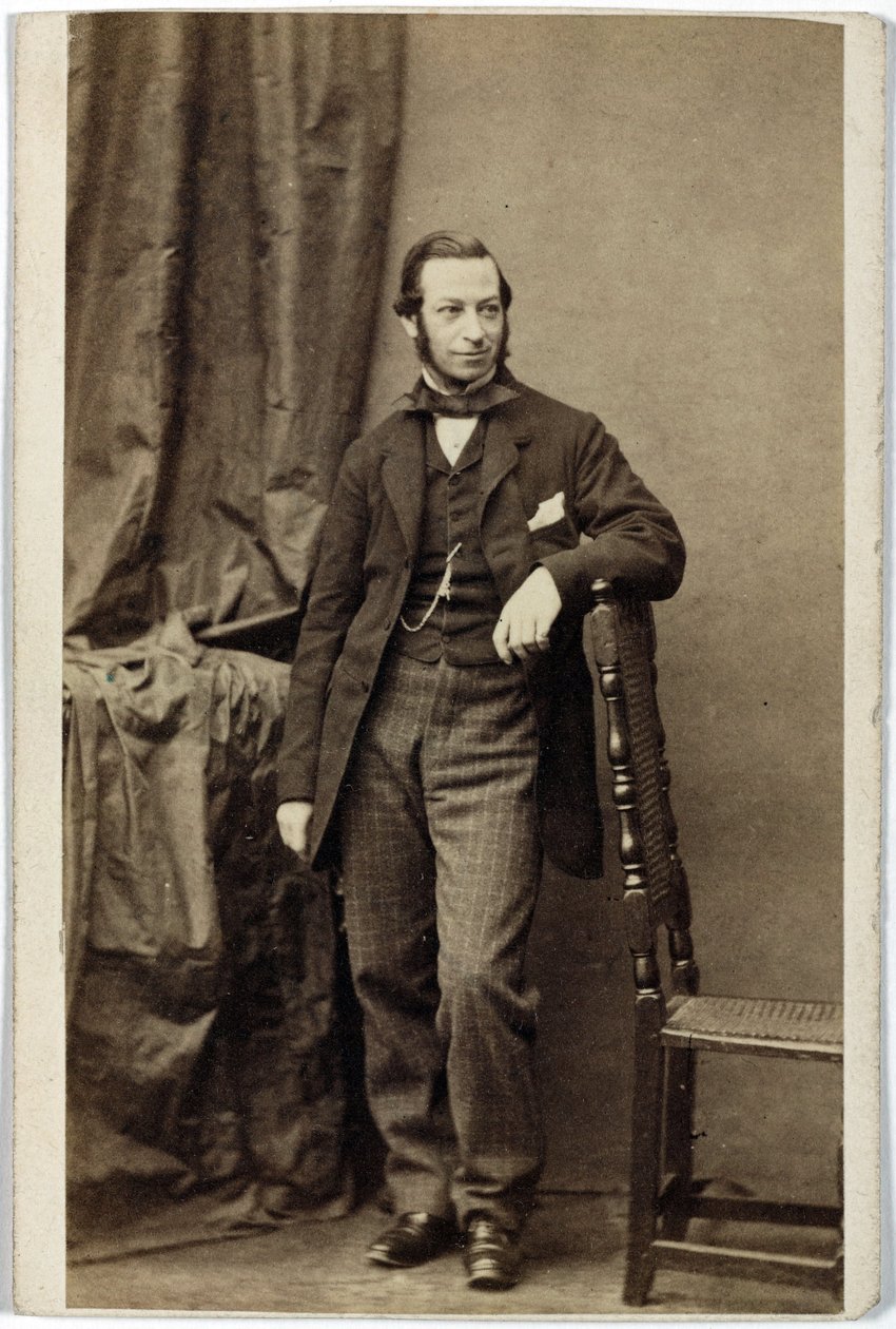 Robert Lucas Chance, glastillverkare, ca 1850 av Ferdinand Georg Waldmuller