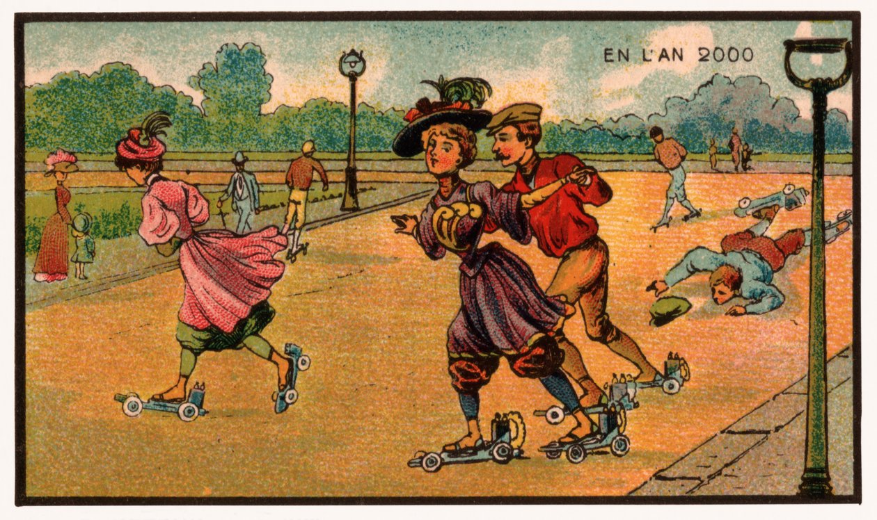 Rullskridskor, c.1910 av . .