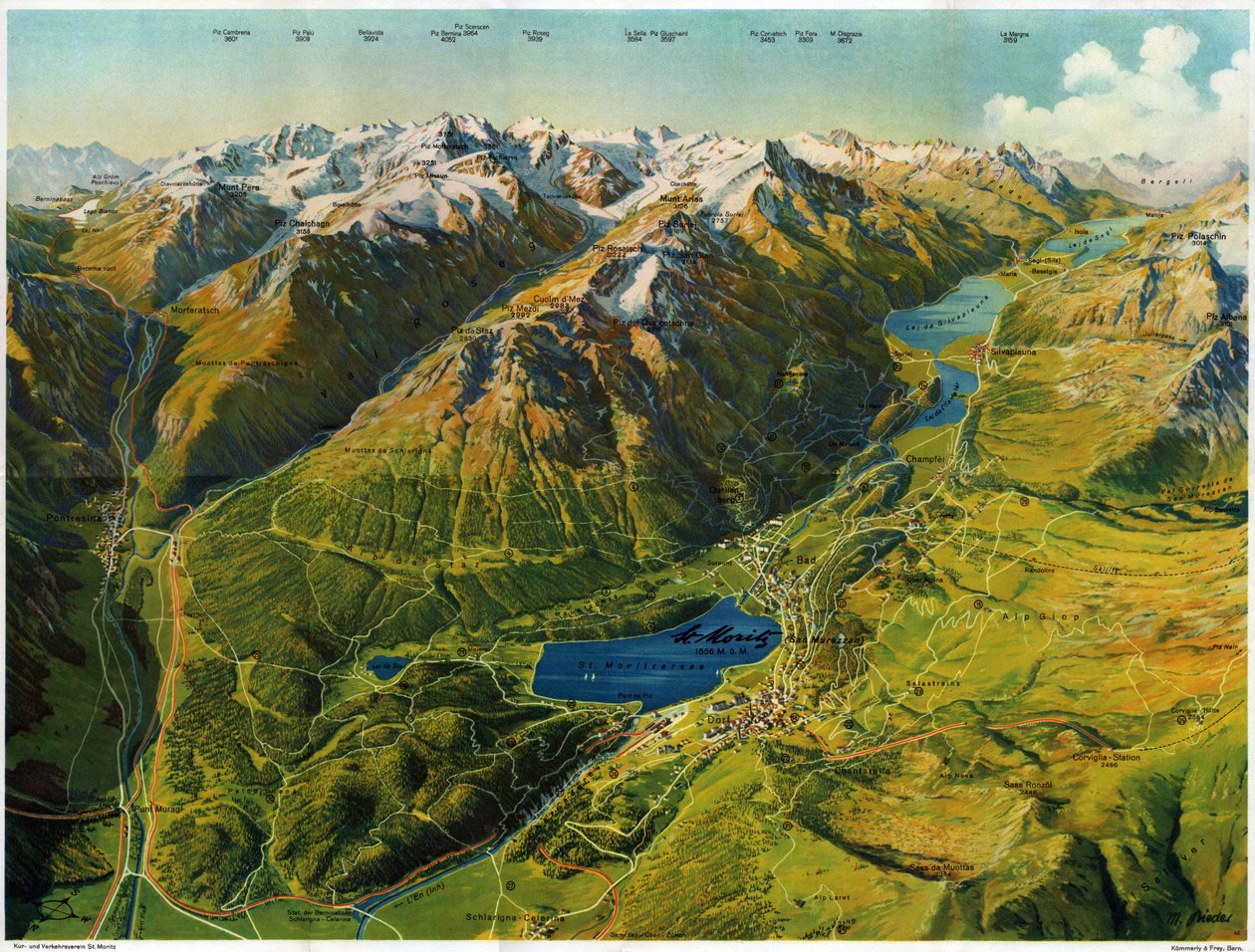 St Moritz, ca 1930 av . .