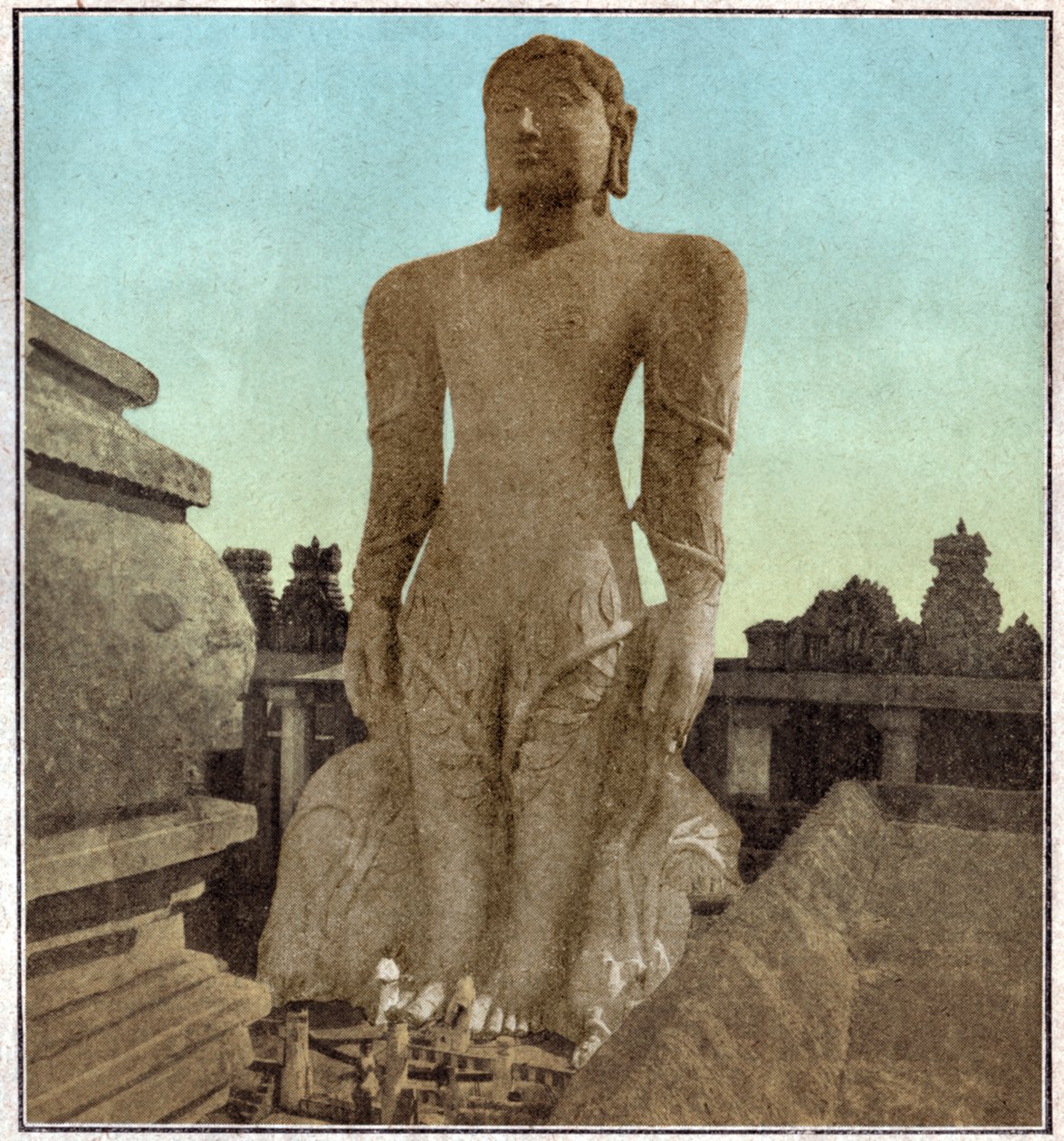 Staty av Bahubali av . .