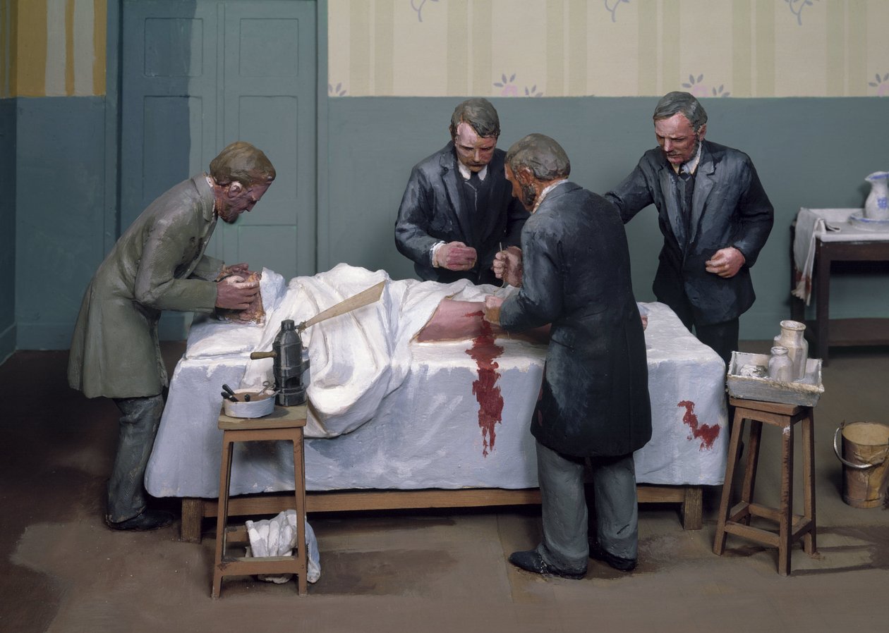 Kirurgiska antiseptika En antiseptisk operation av Ferdinand Georg Waldmuller