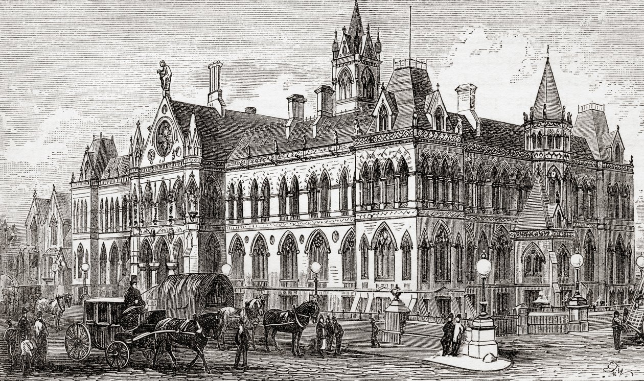 Manchester Assize Courts, Manchester, England av . .