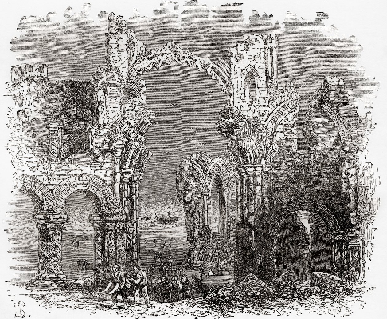Lindisfarnes kloster av . .