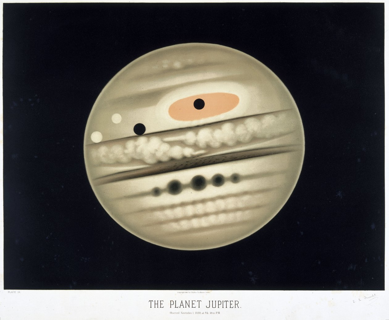 Planeten Jupiter av Frederick (attr. to) Barnard