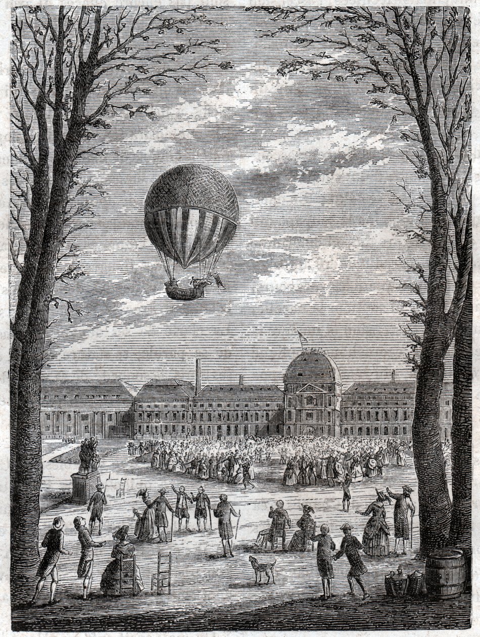 Fyll ballongen. ballongflygning. av Frederick (attr. to) Barnard