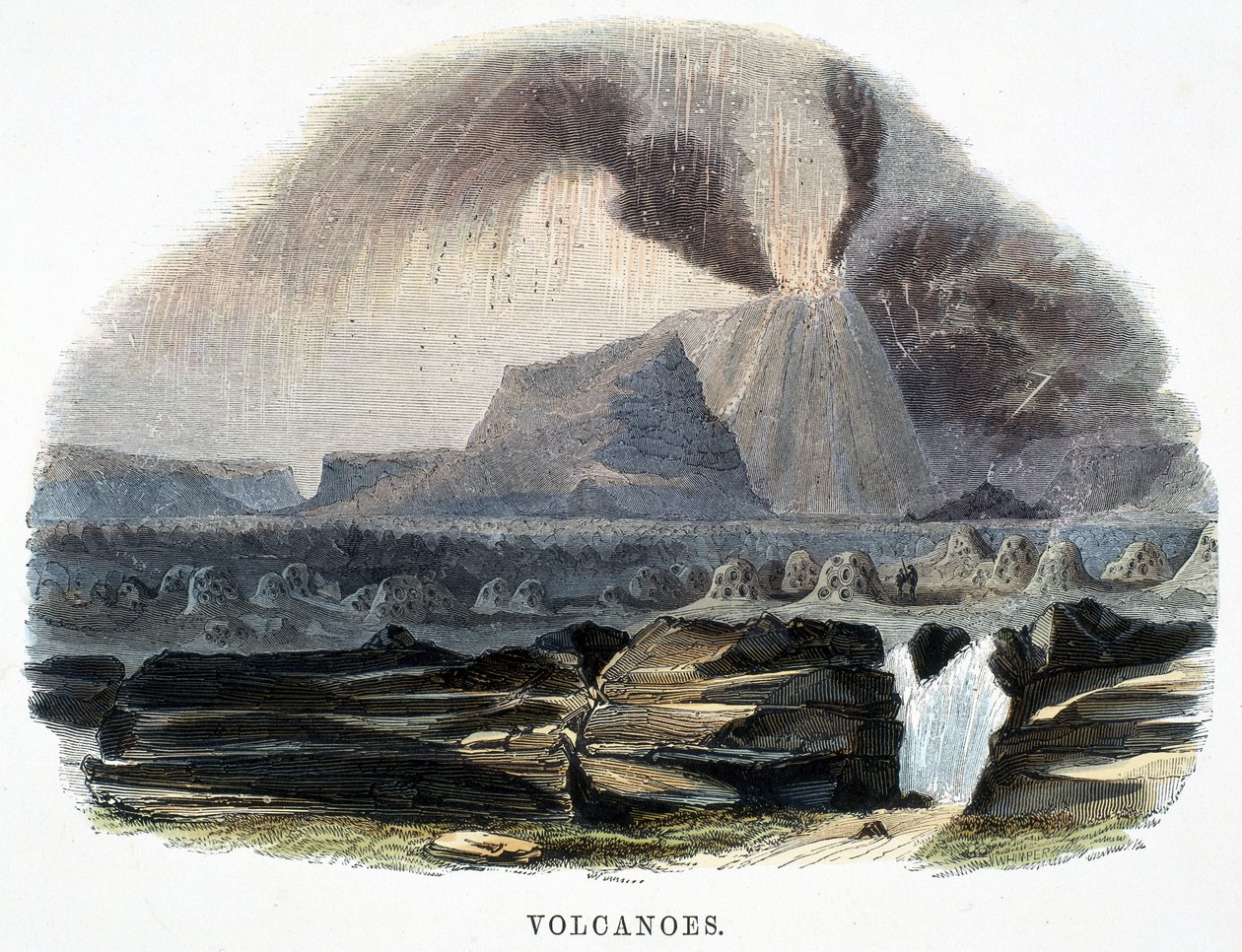 vulkaner av Frederick (attr. to) Barnard