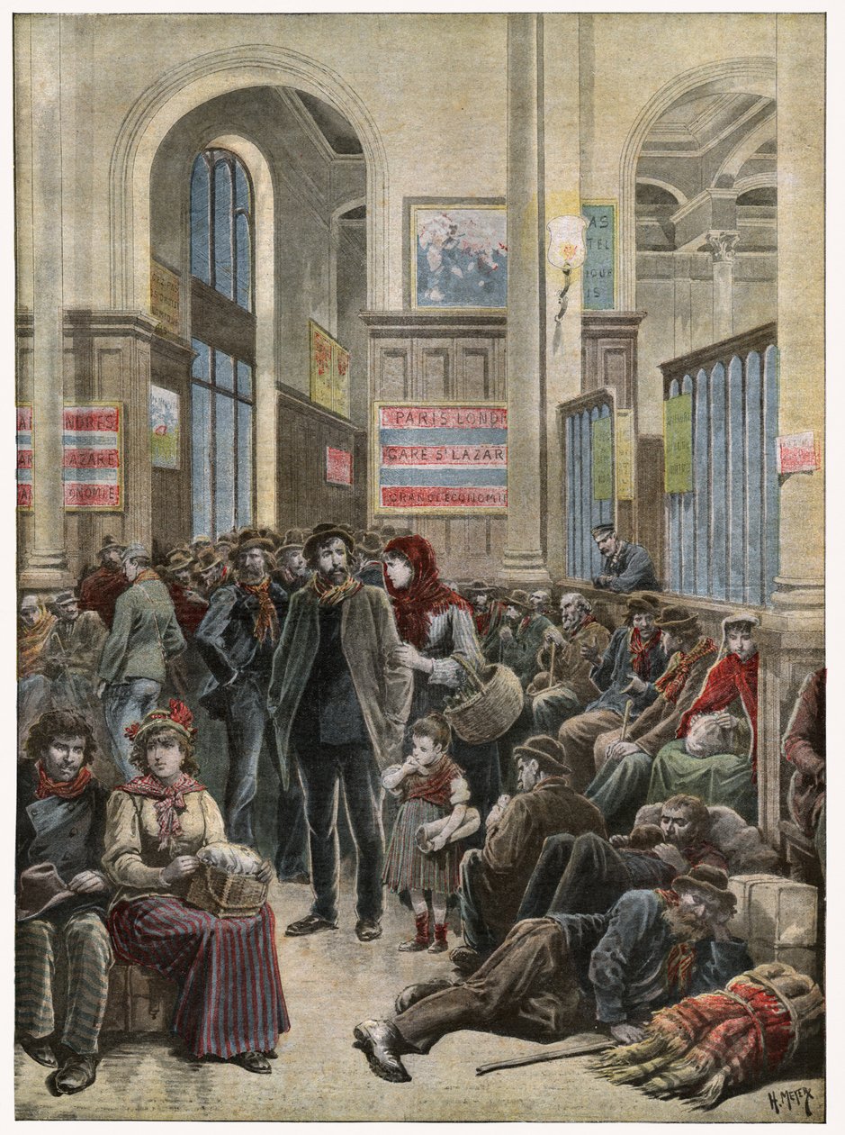 italienska migranter av . .