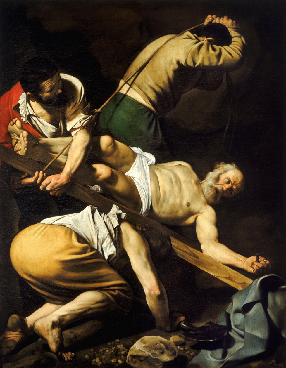 S:t Peters korsfästelse av Michelangelo Merisi da  Caravaggio