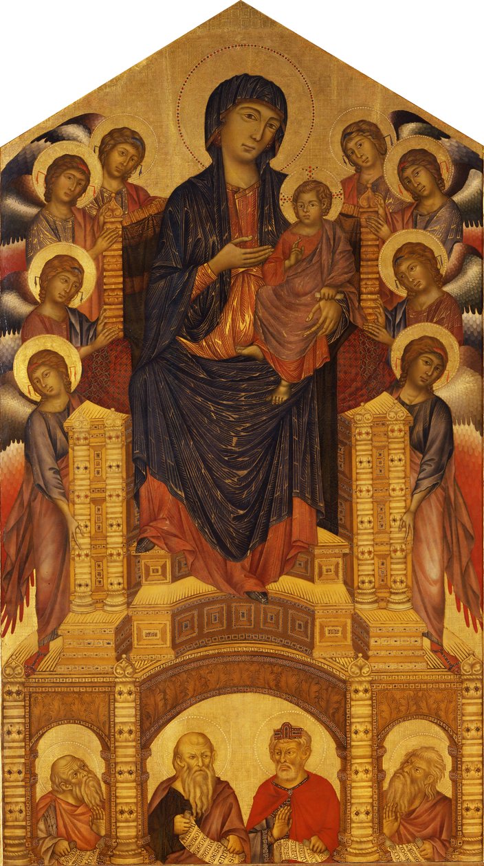 Majestät Santa Trinita av Cimabue