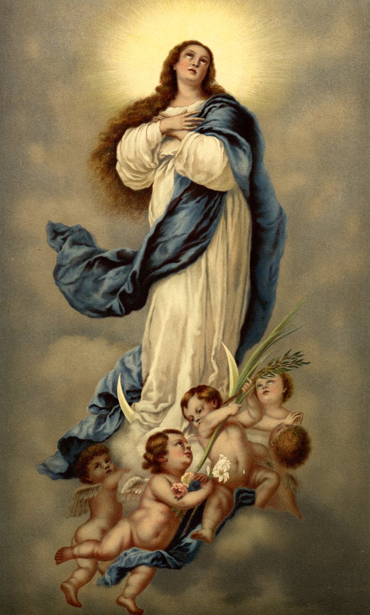 Immaculata av after Bartolome Esteban Murillo