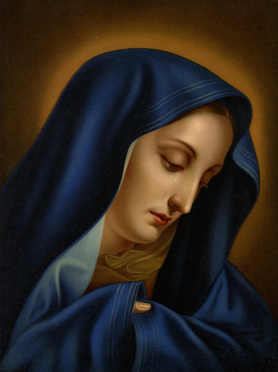 Mater Dolorosa av after Carlo Dolci