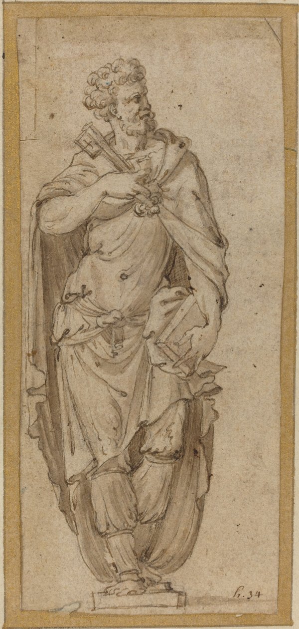 Sankt Peter av after Francesco Salviati