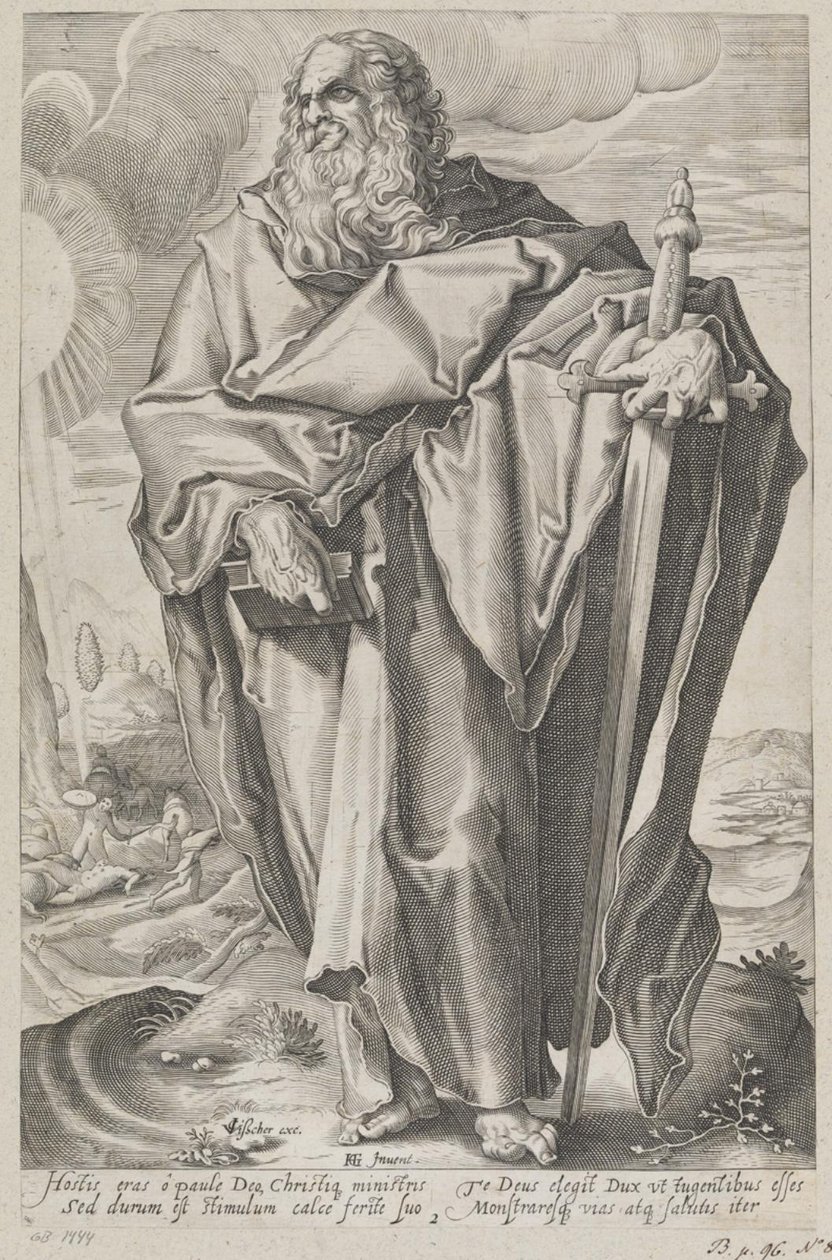 sankt Paul av after Hendrick Goltzius