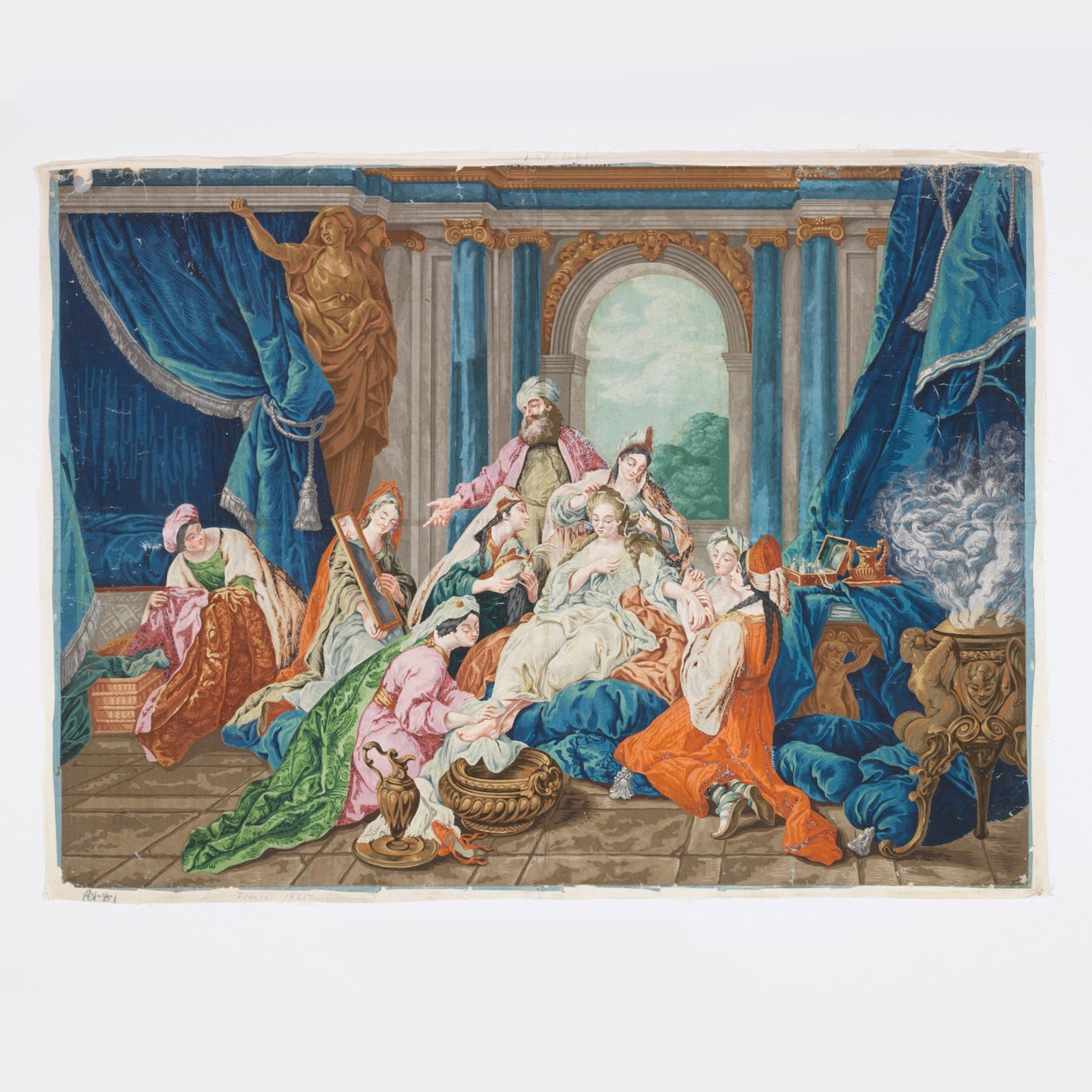 Esthers toalett av after Jean François de Troy