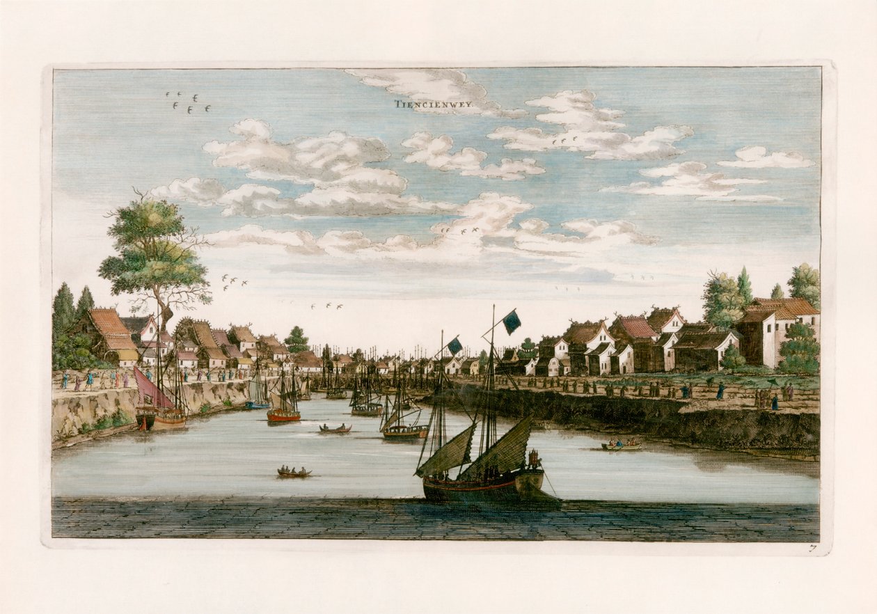 Tiencienwey av after Johannes Nieuhof