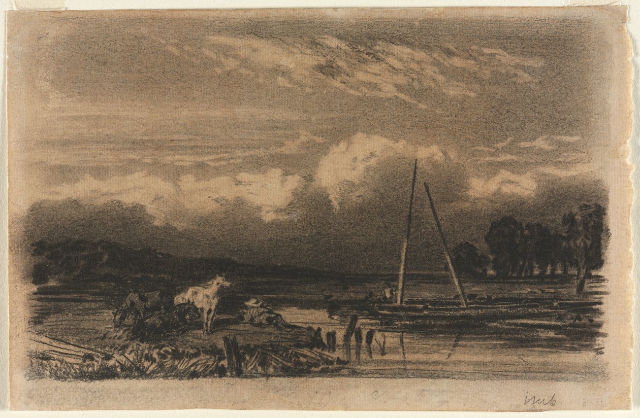 English View, efter Jules Dupré av after Jules Dupré