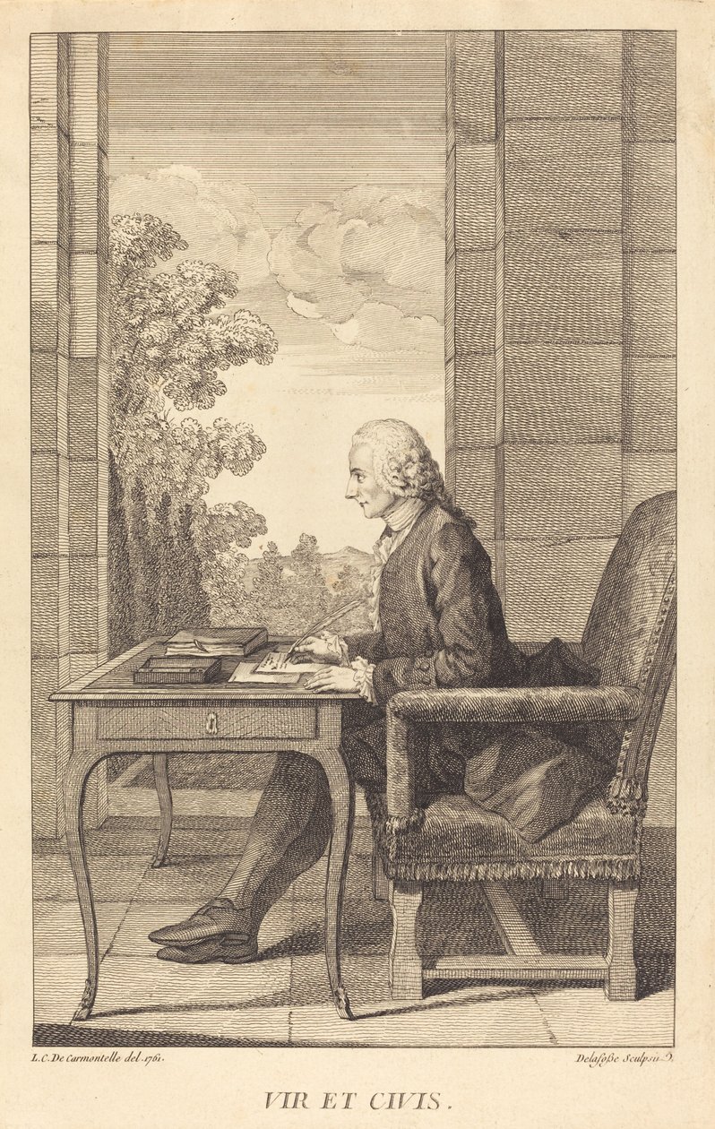 M. Lambert av after Louis de Carrogis Jean Baptiste Delafosse called Carmontelle