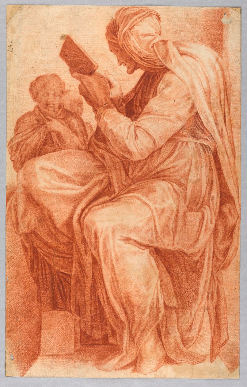 Den persiska sibylla av after Michelangelo Buonarroti