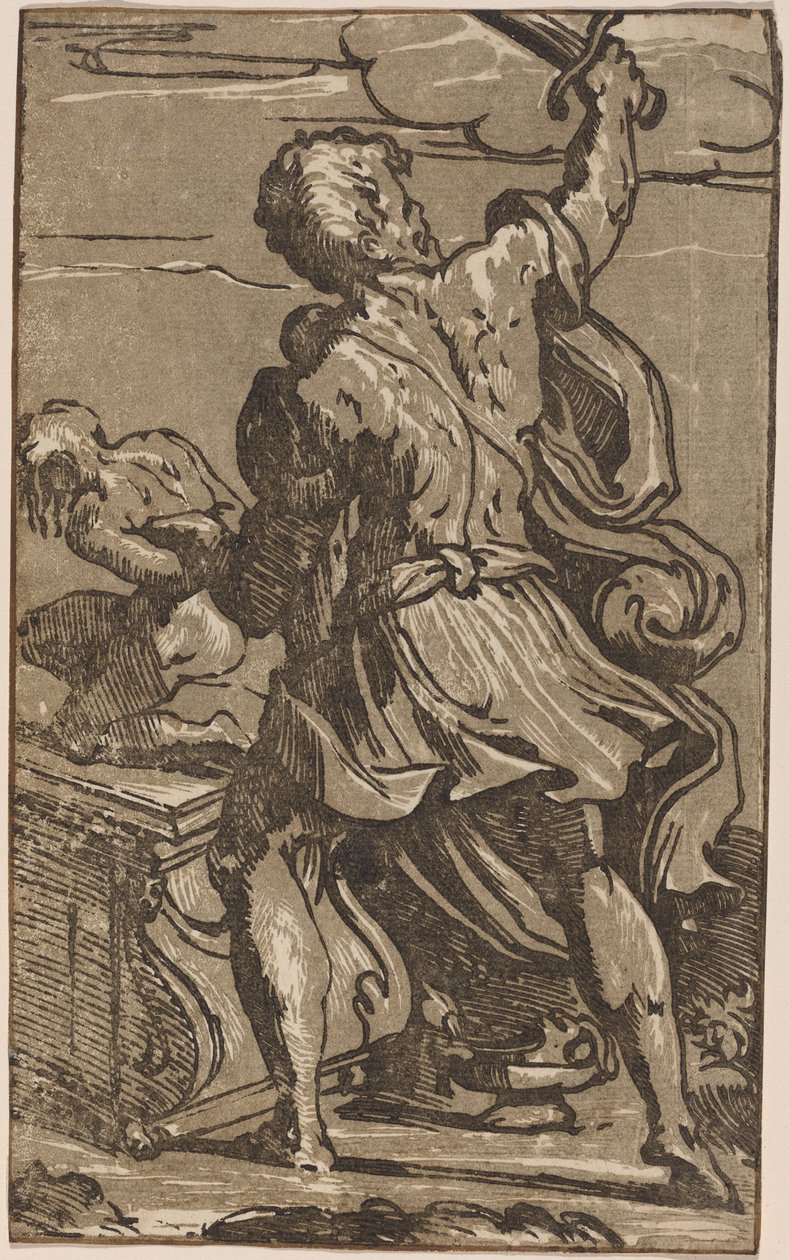 Abrahams offer av after Parmigianino