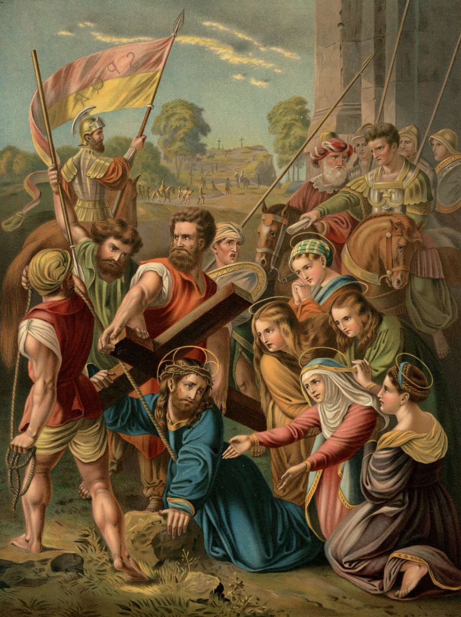 Korsets bärande av after Raphael