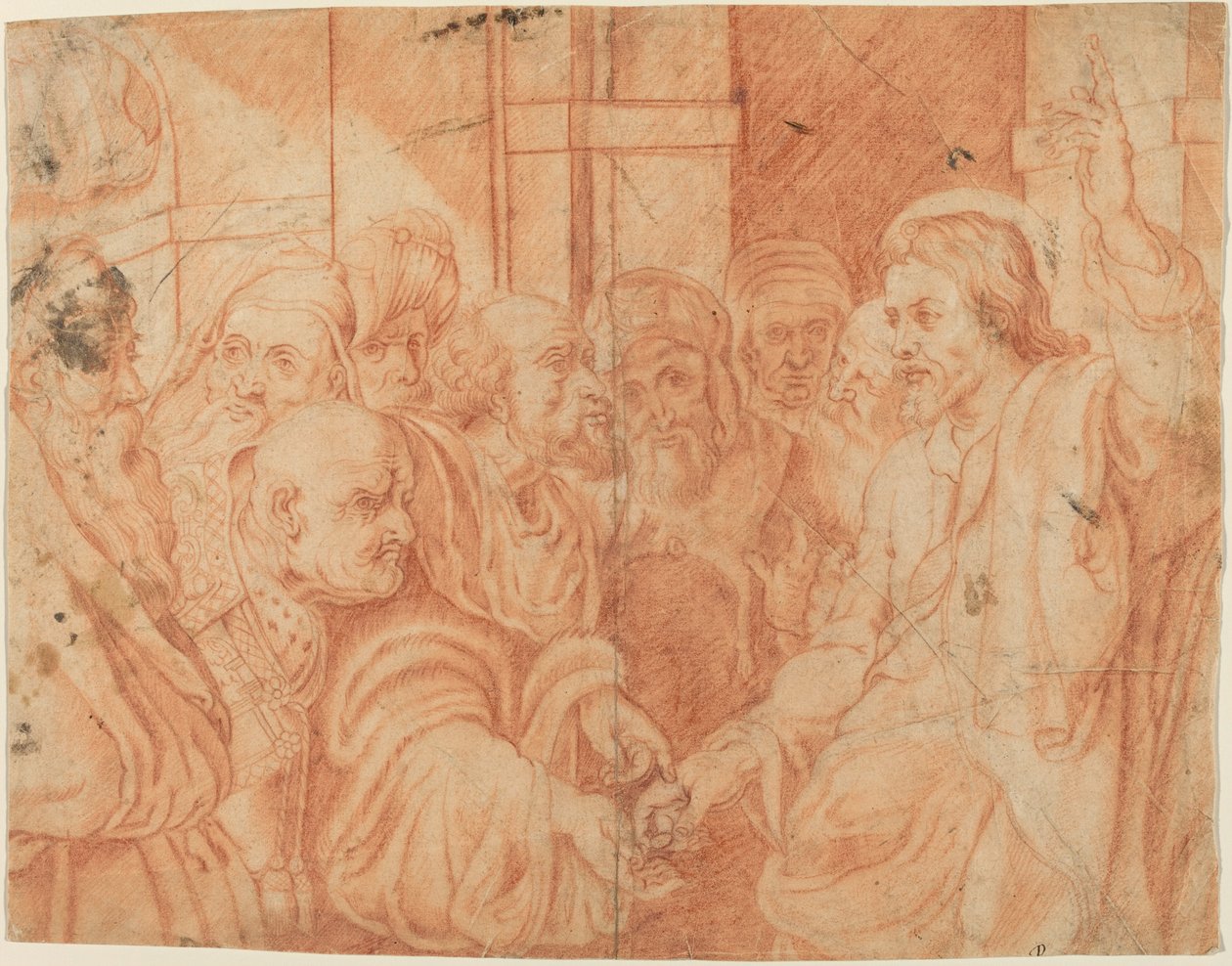 Hyllningspengar av after Sir Peter Paul Rubens