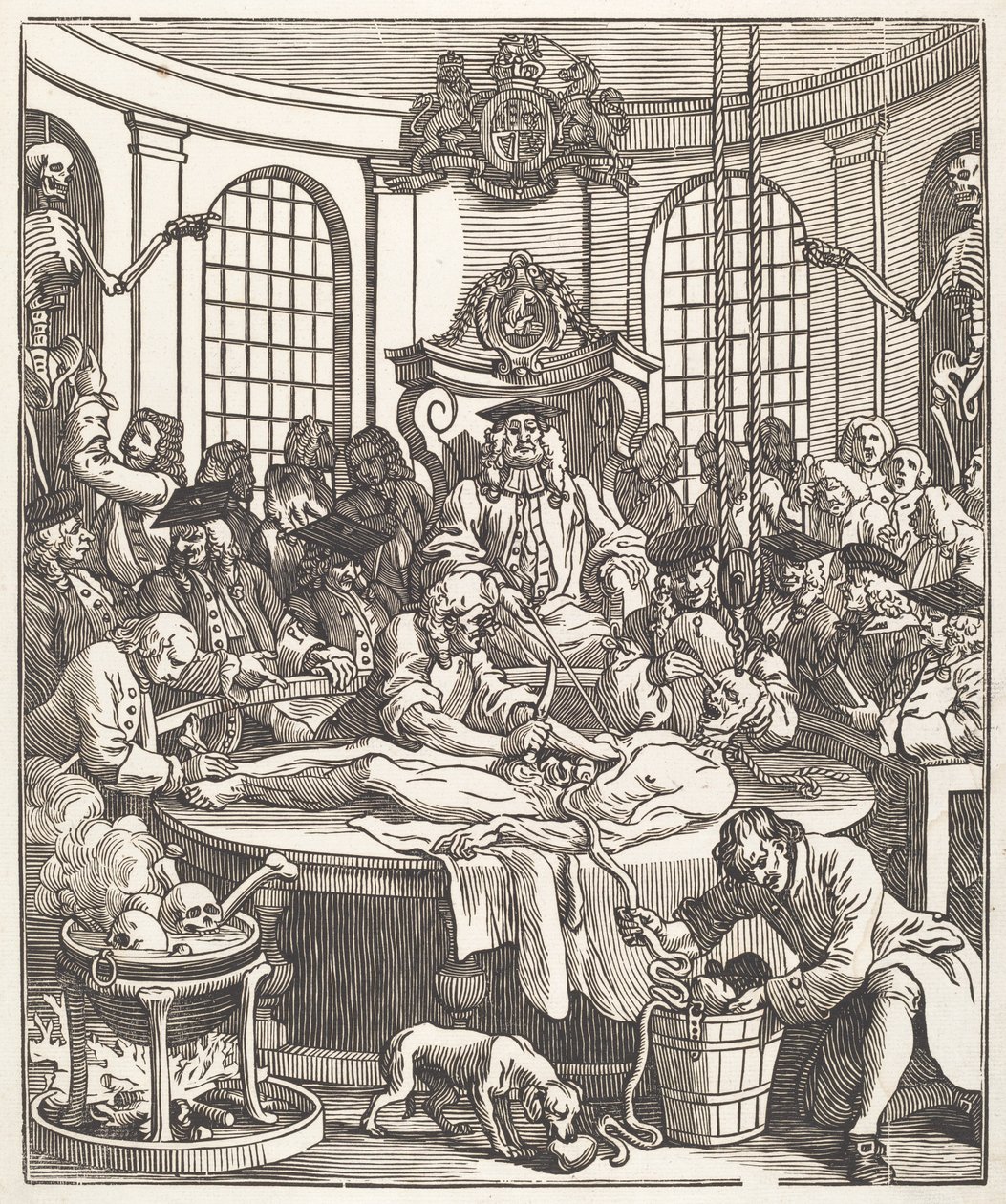 スウェーデンの残虐行為の報酬 av after William Hogarth John Bell