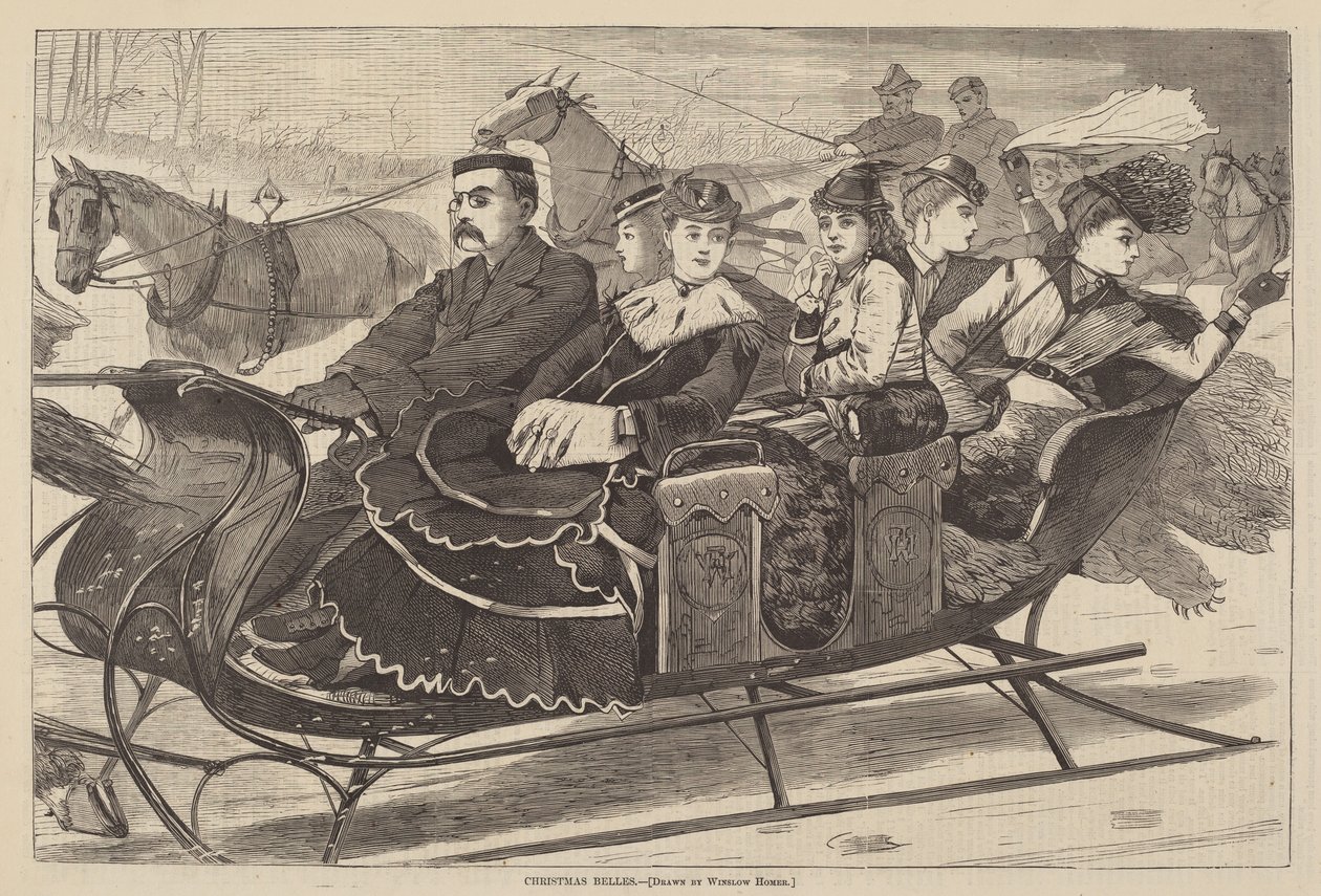 Julklockor av after Winslow Homer