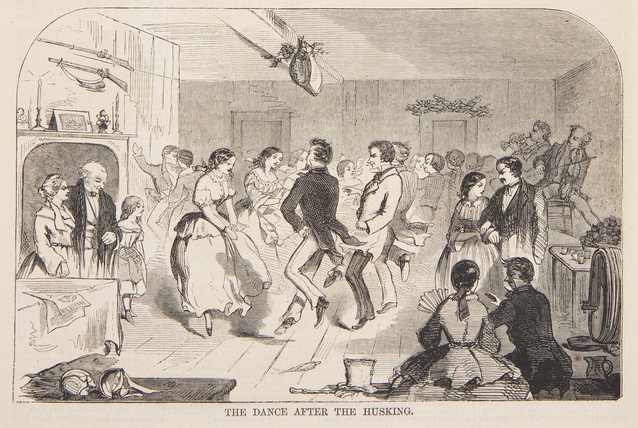 Dansen efter avskalningen av after Winslow Homer