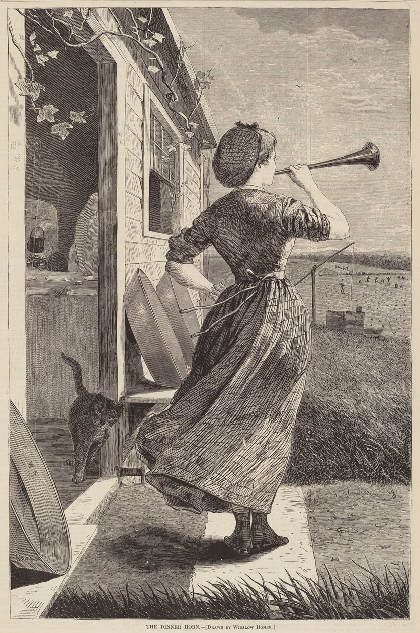 Middagshornet av after Winslow Homer
