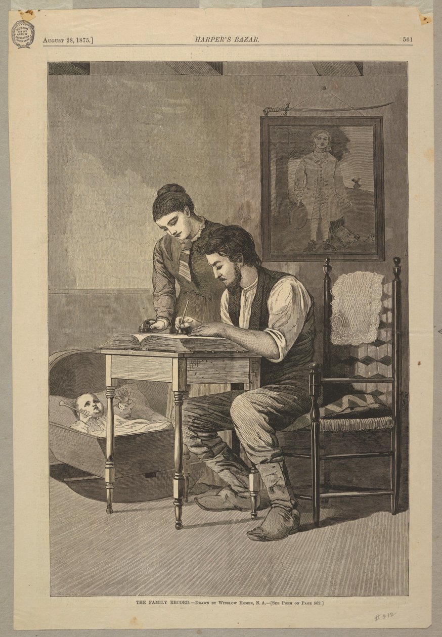 Familjejournalen av after Winslow Homer
