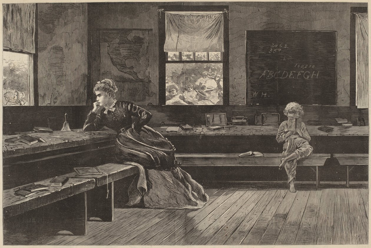 Middagsuppehållet av after Winslow Homer
