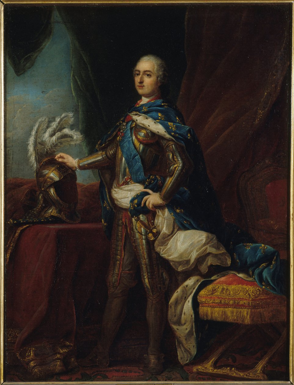 Franska: Portrait de Louis XV av anonymous 