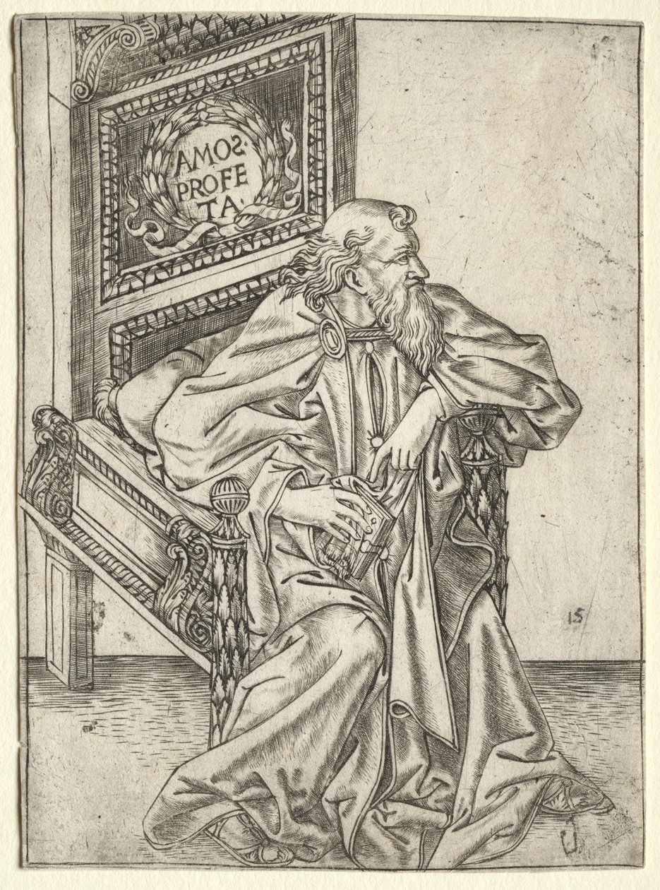 Profeterna: Amos av attributed to Baccio Baldini