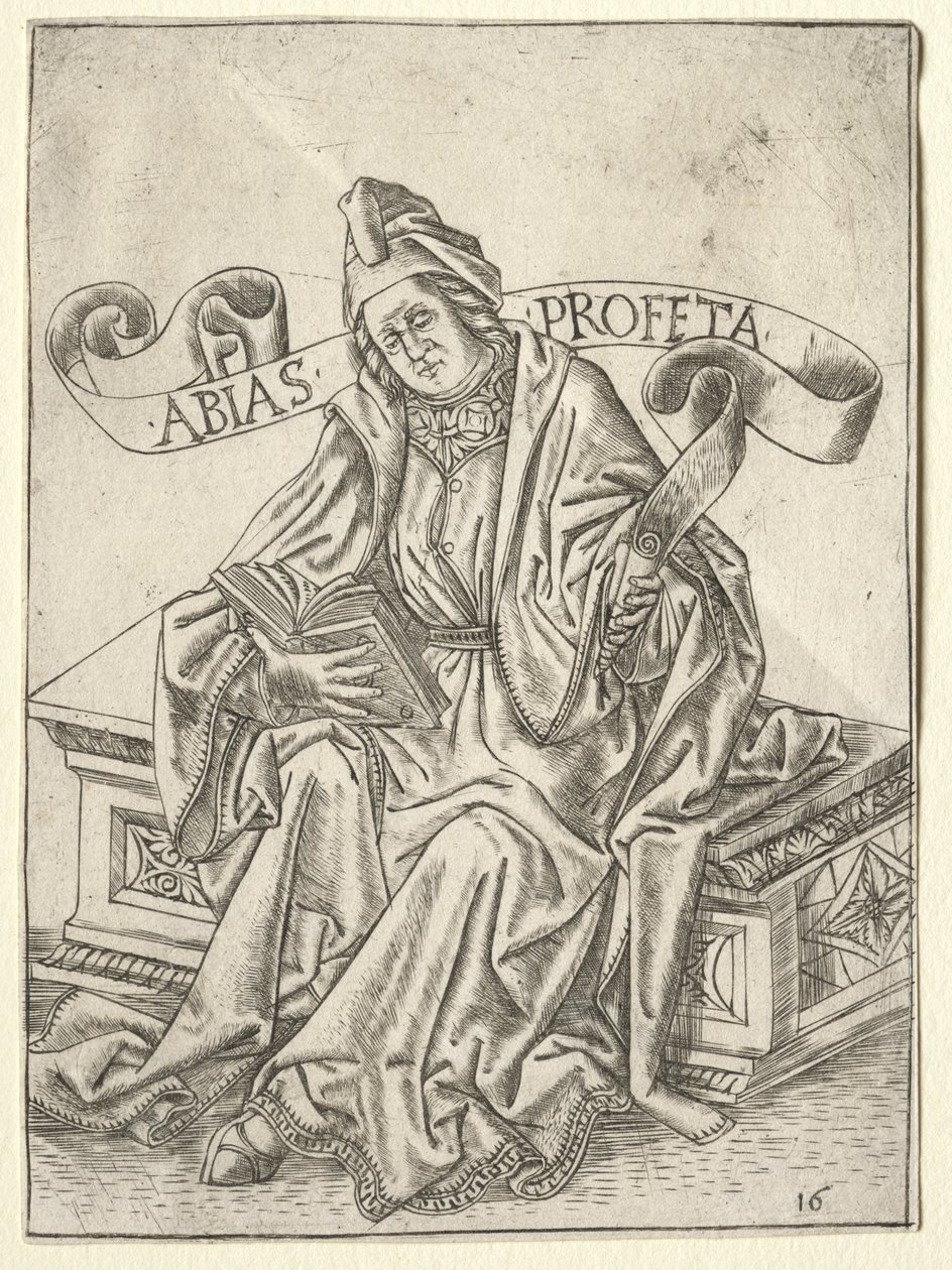 Profeterna: Obadja av attributed to Baccio Baldini