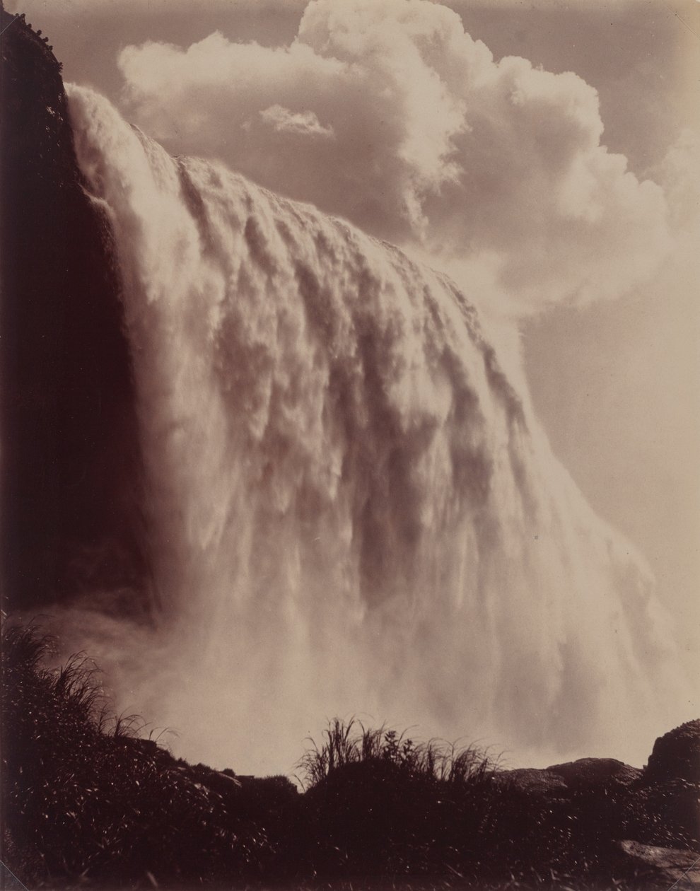 Niagarafallen av attributed to Charles Bierstadt