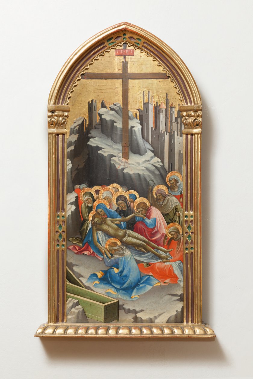 Kristi gravläggning av c.1370 1425 Lorenzo Monaco