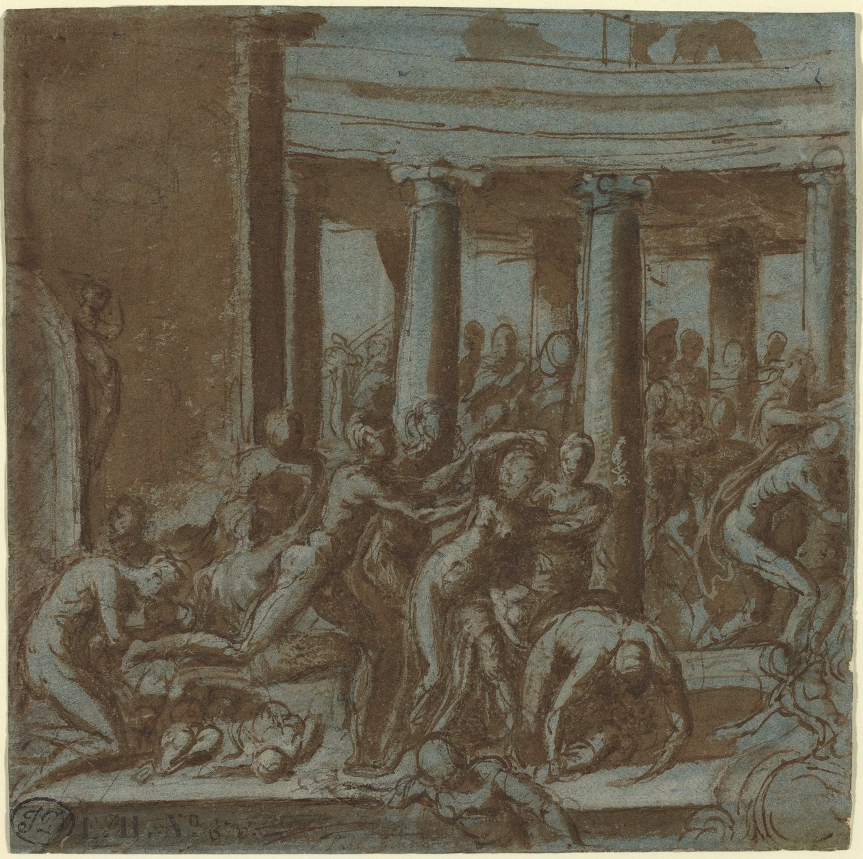 Massaker av de oskyldiga [recto] av called Bertoia Jacopo Zanguidi