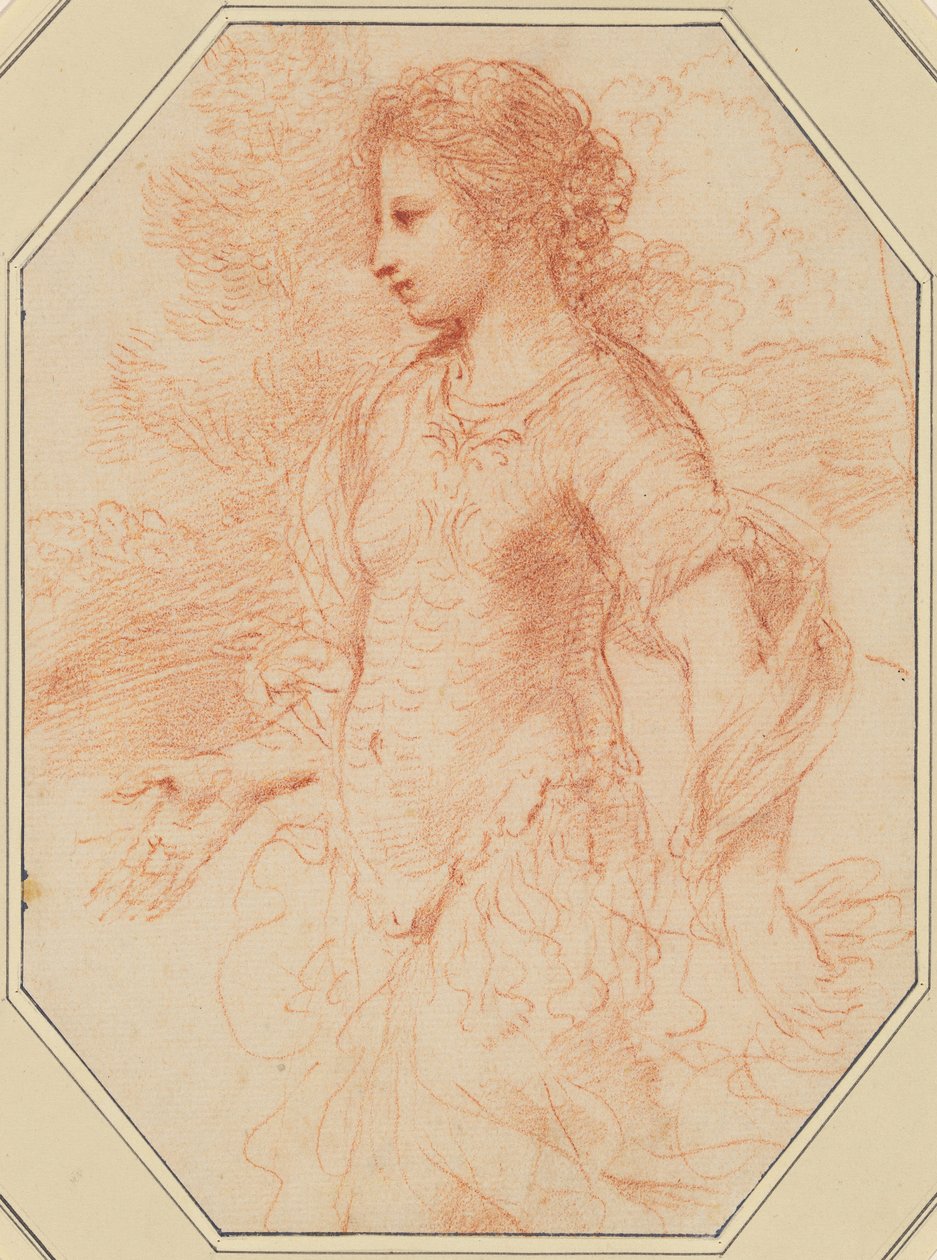 Erminia av called Guercino Giovanni Francesco Barbieri