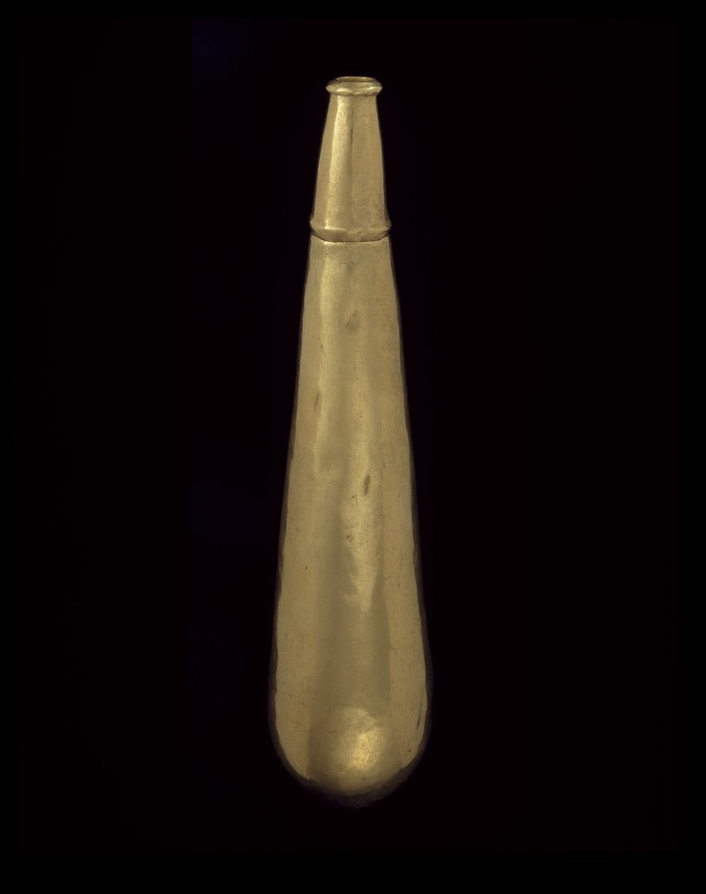 Tårformad kokakolv, 200-1600 e.Kr. (guld) av civilization Quimbaya