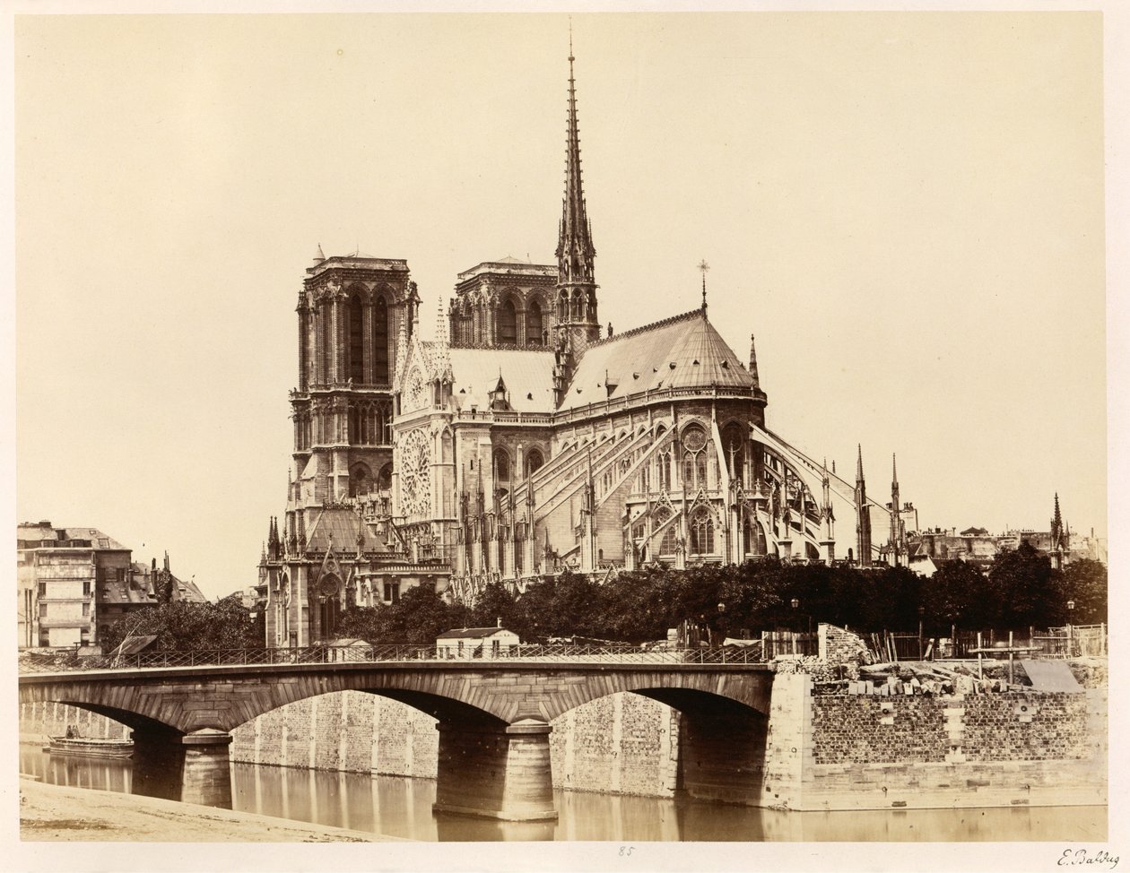 Notre-Dame (Apsis) av Édouard Baldus