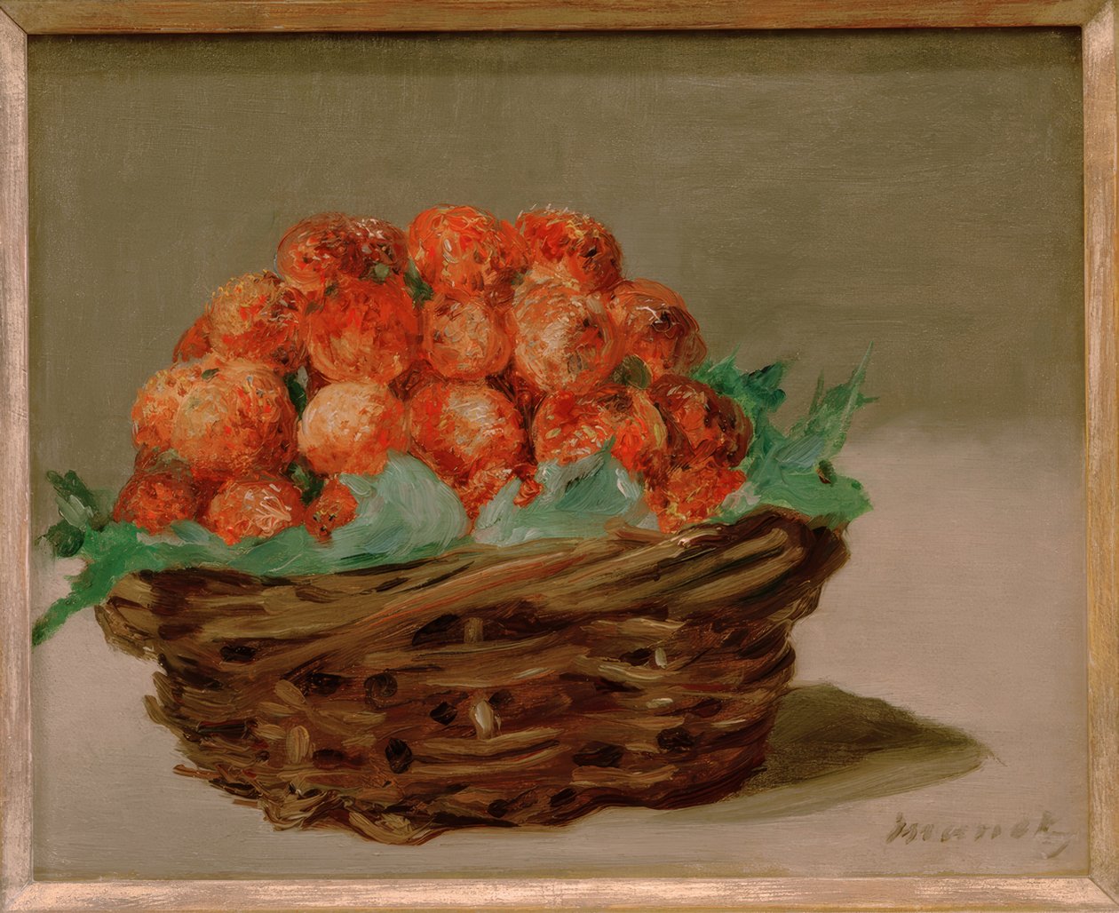 Jordgubbskorg av Édouard Manet