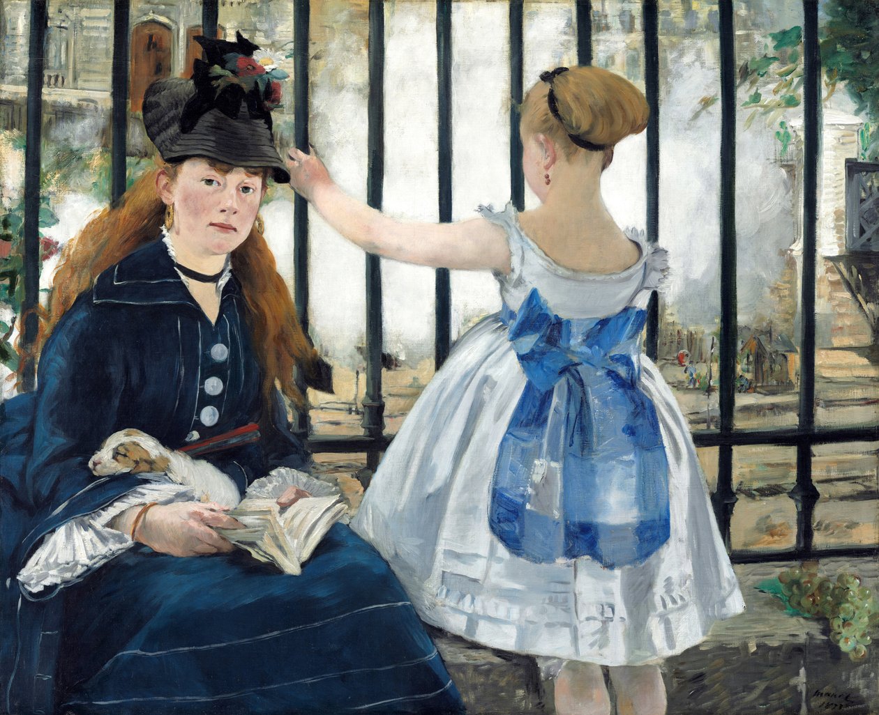 Le Chemin de fer av Édouard Manet
