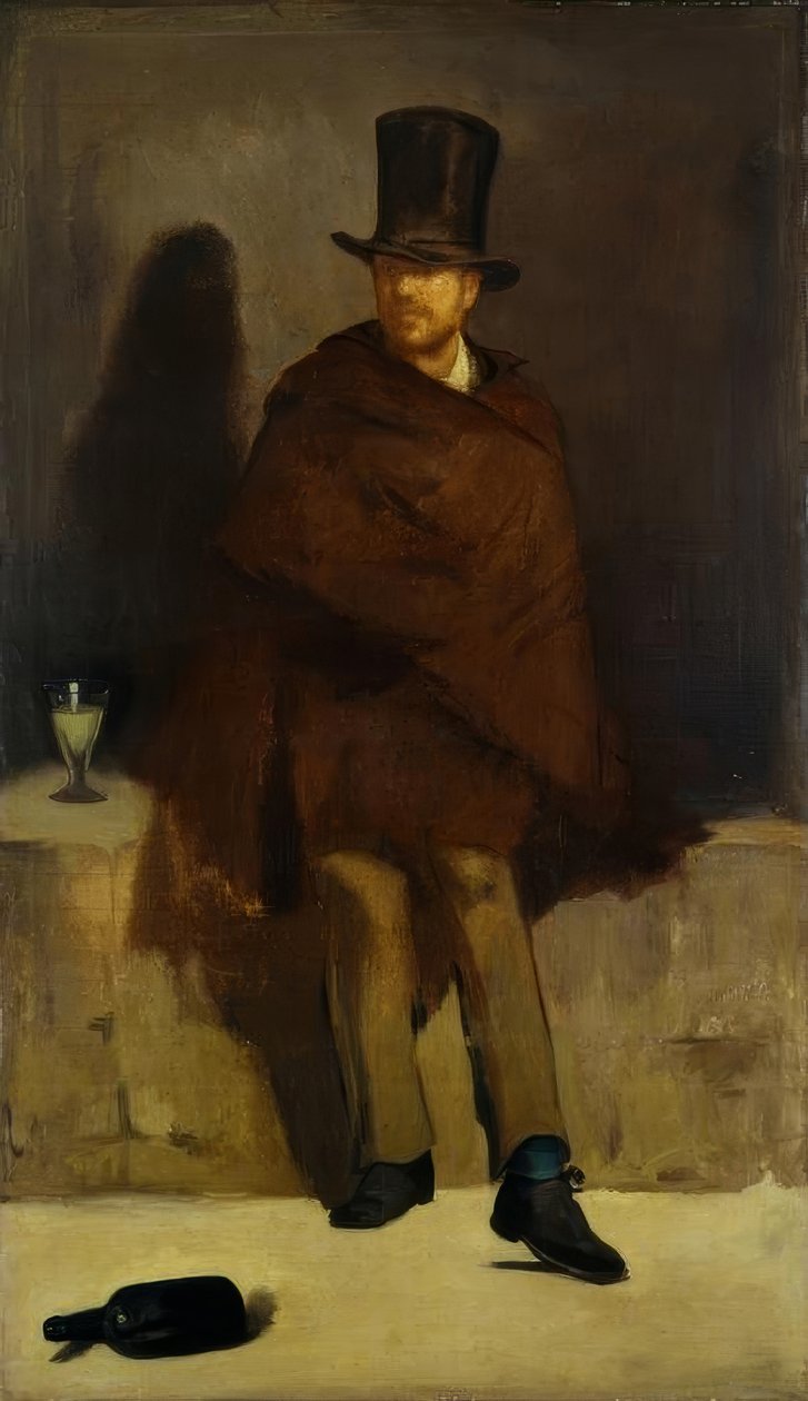 Absintdrickaren av Édouard Manet