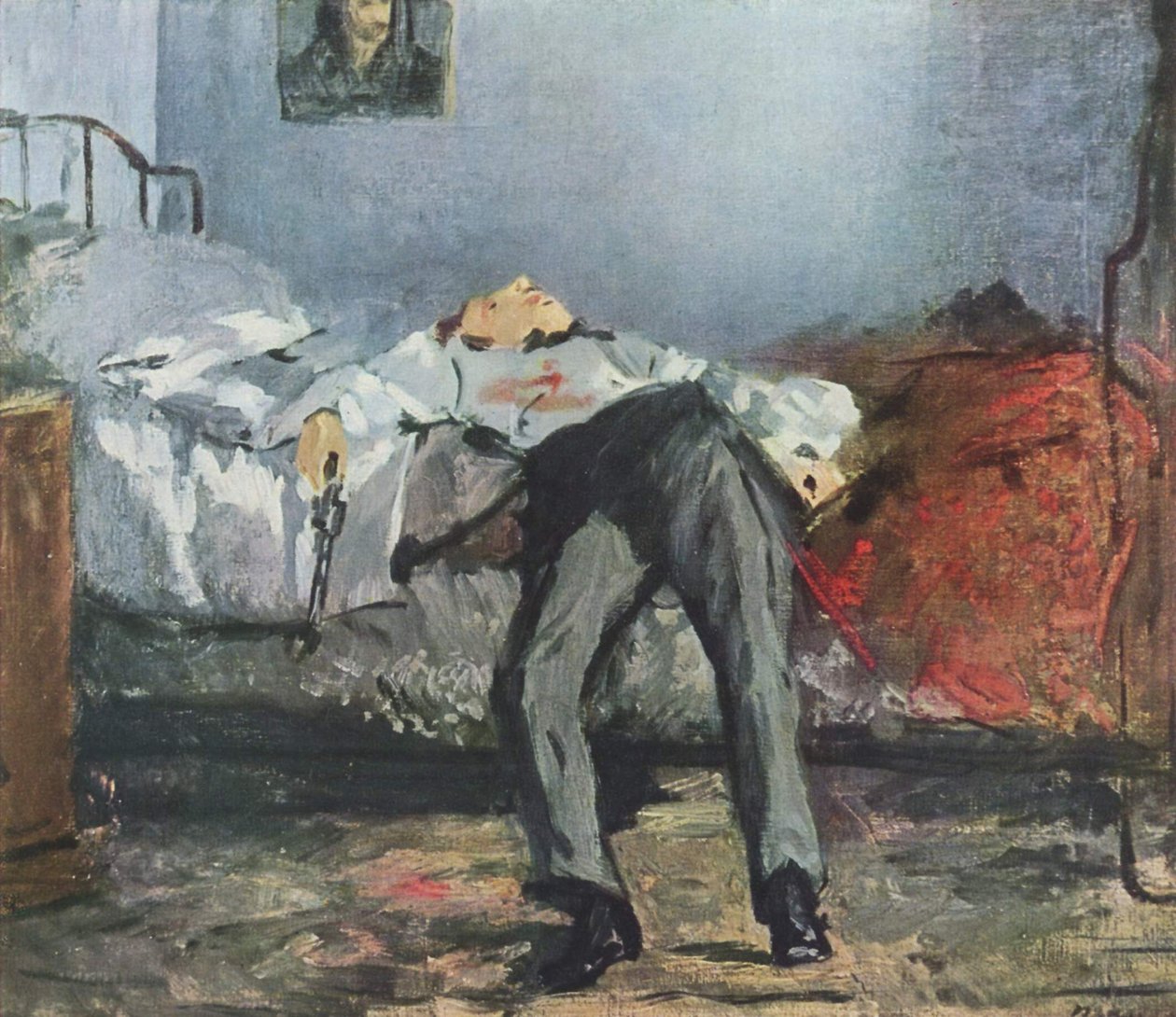 Selbstmörder av Édouard Manet
