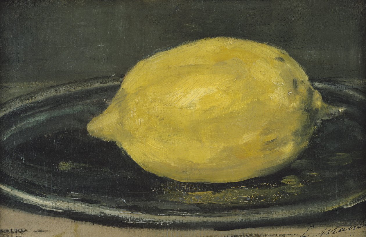Citronen, 1880 av Édouard Manet