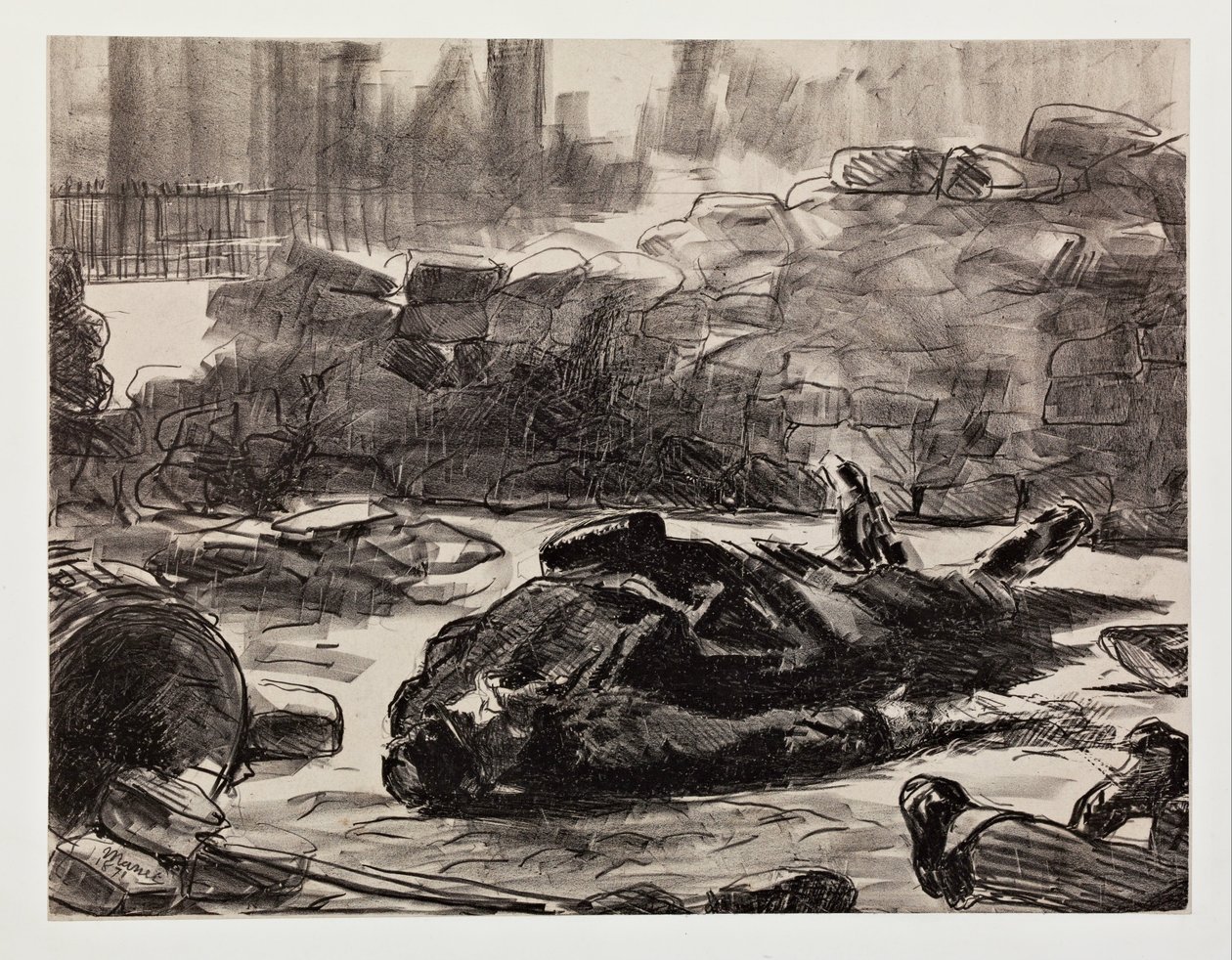 Civil War  av Édouard Manet