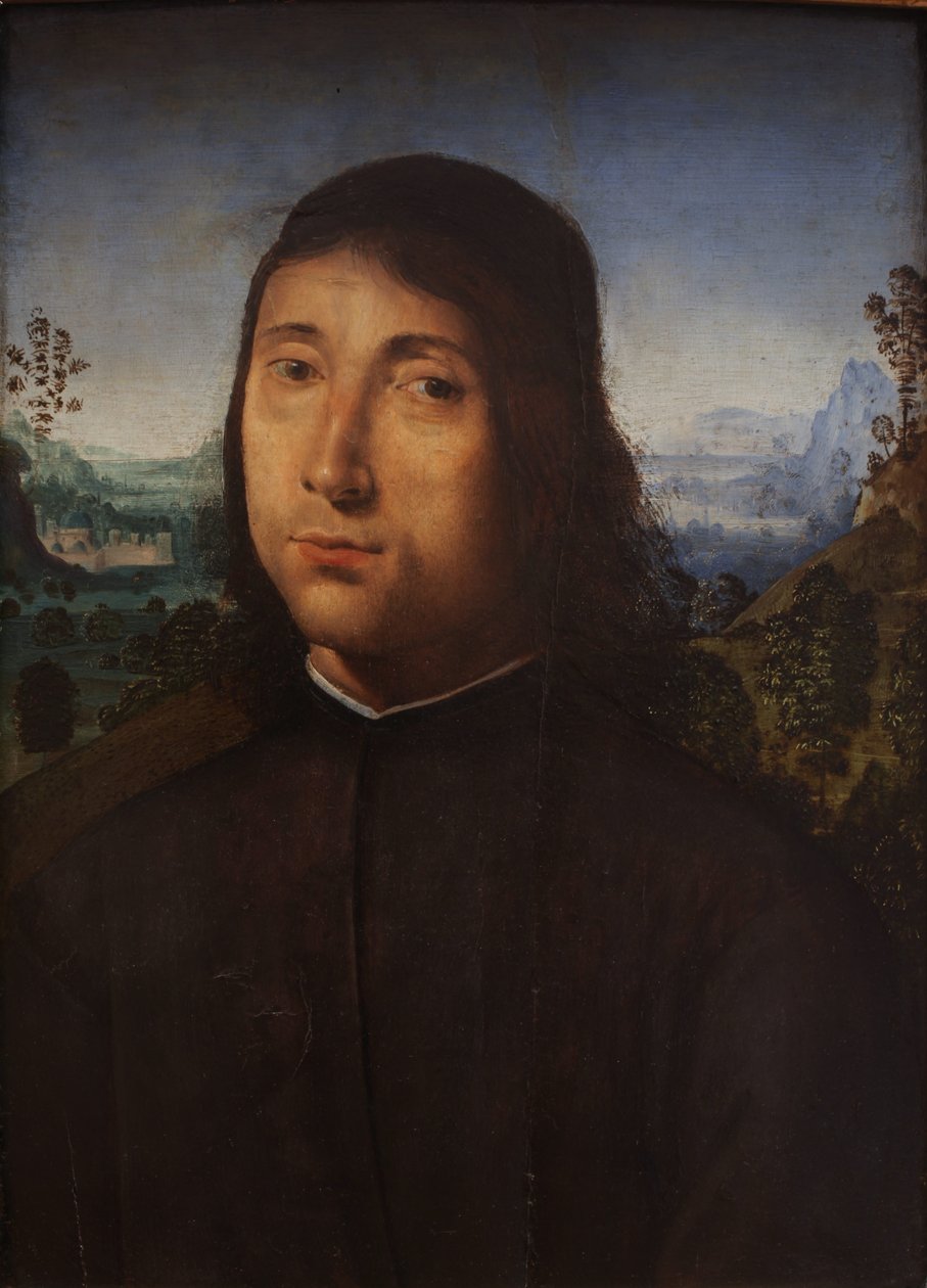 Portrait of a young man av fl. in Florence in the late 15th century.