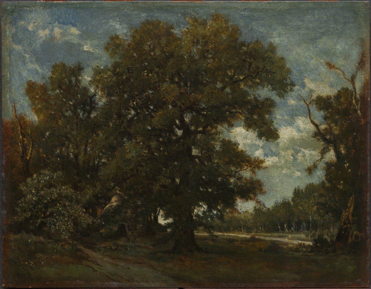 Eken av imitator of Théodore Rousseau