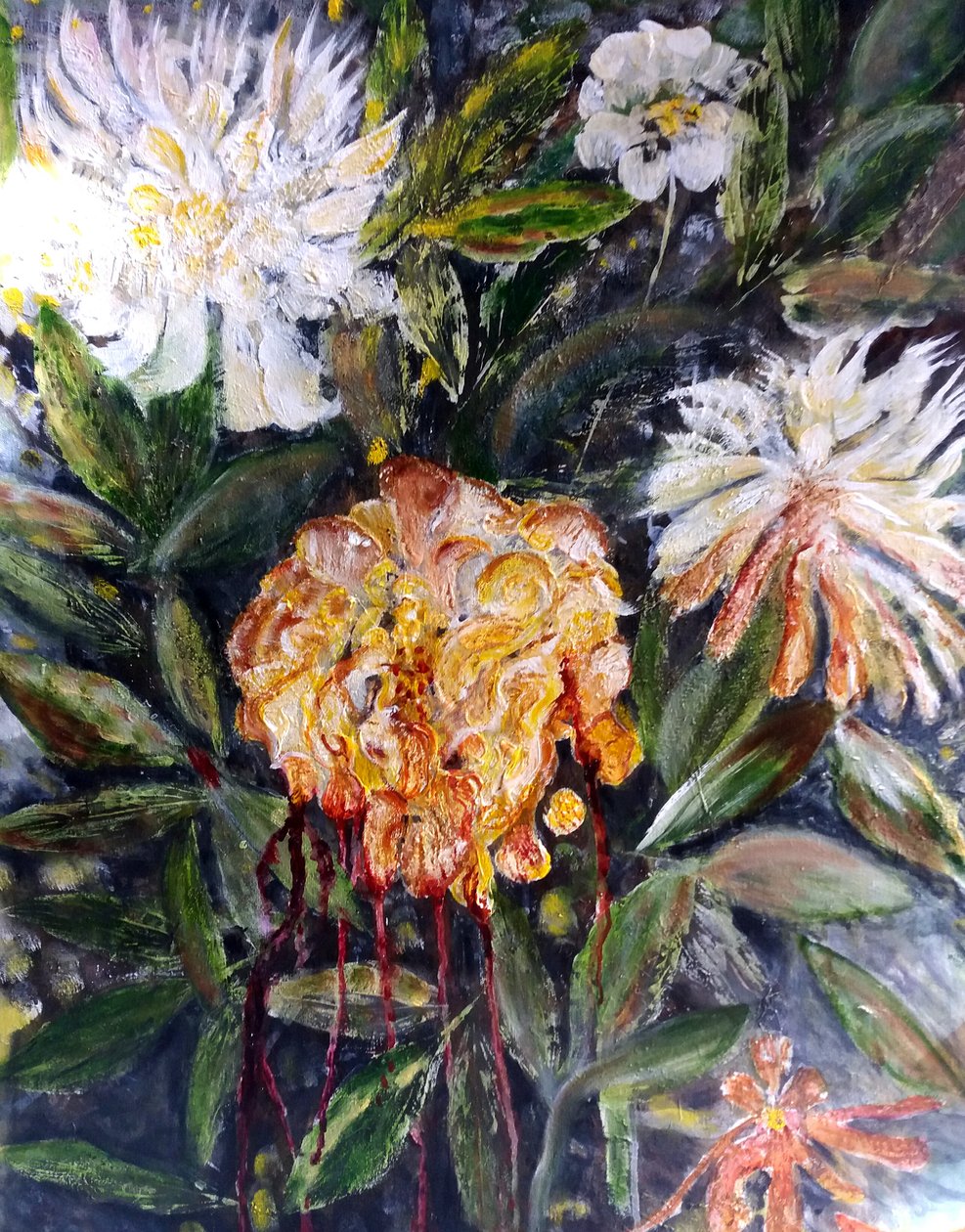 blödande pion, 2017 av jocasta shakespeare